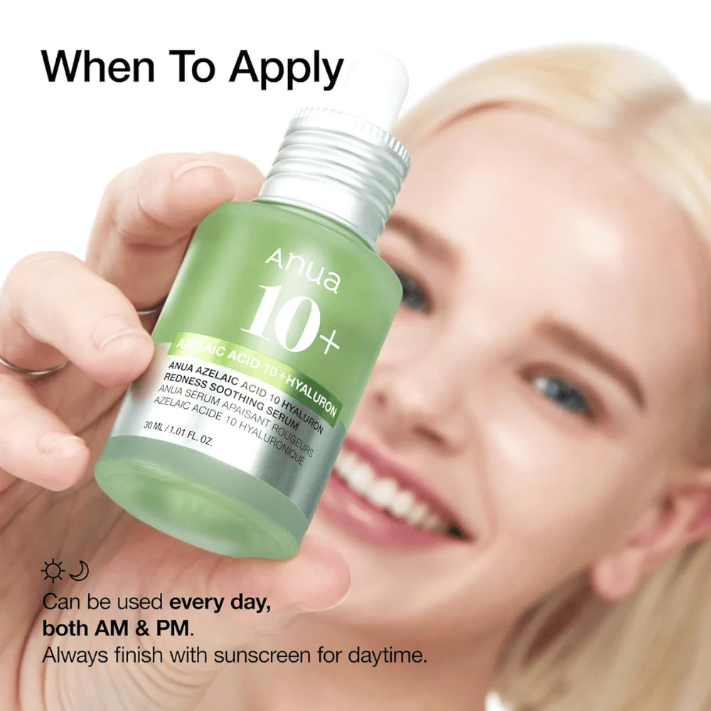 Anua Azelaic Acid 10 Hyaluron Redness Soothing Serum 30 ml