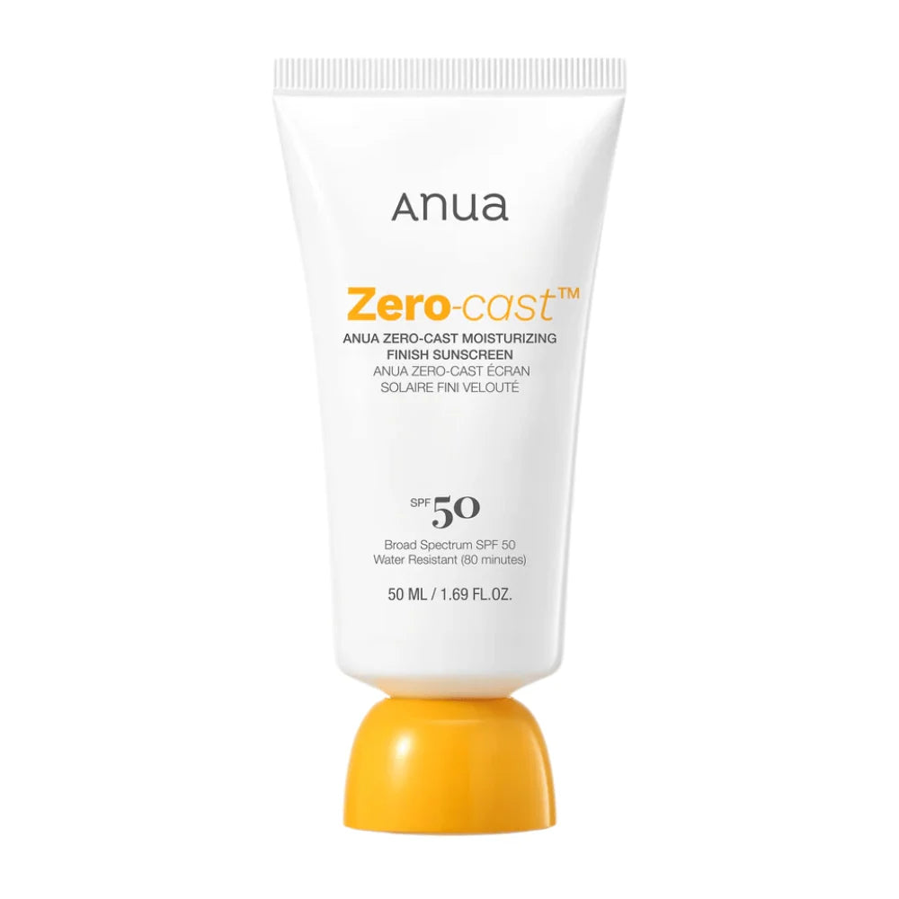 Anua Zero-Cast Moisturizing Finish Sunscreen SPF 50 - 50 ml