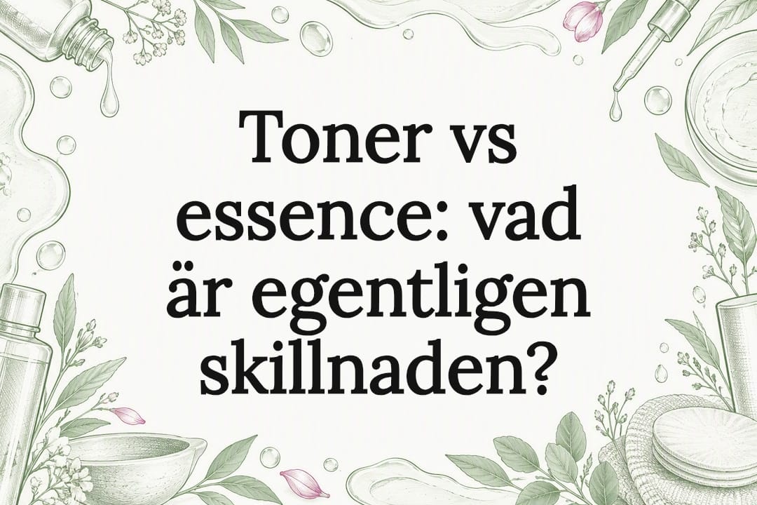 Dekorativ illustration för toner och essence
