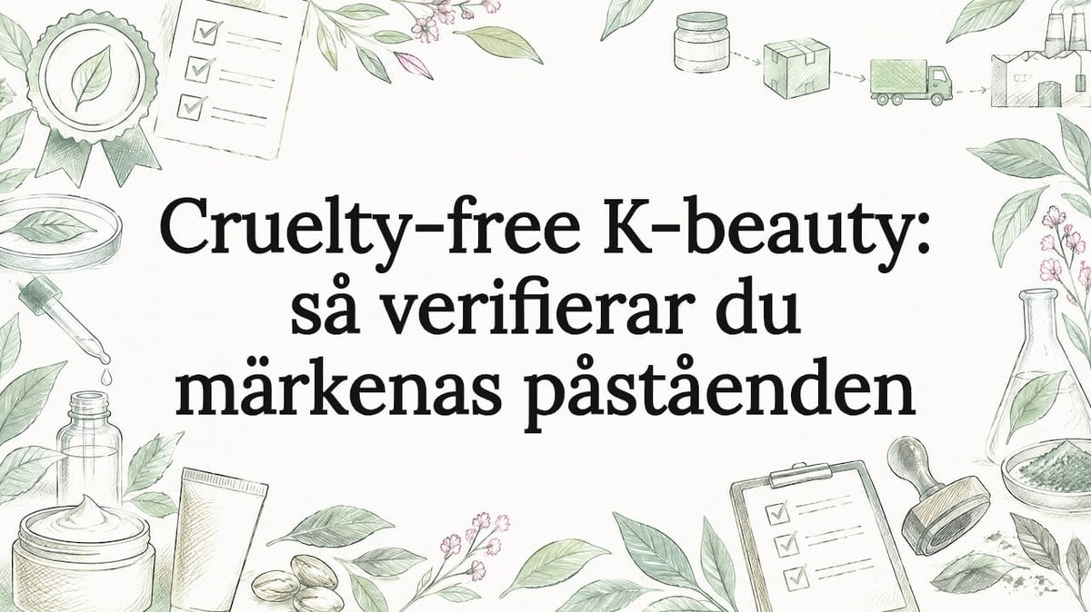 Dekorativ illustration av cruelty free-certifiering