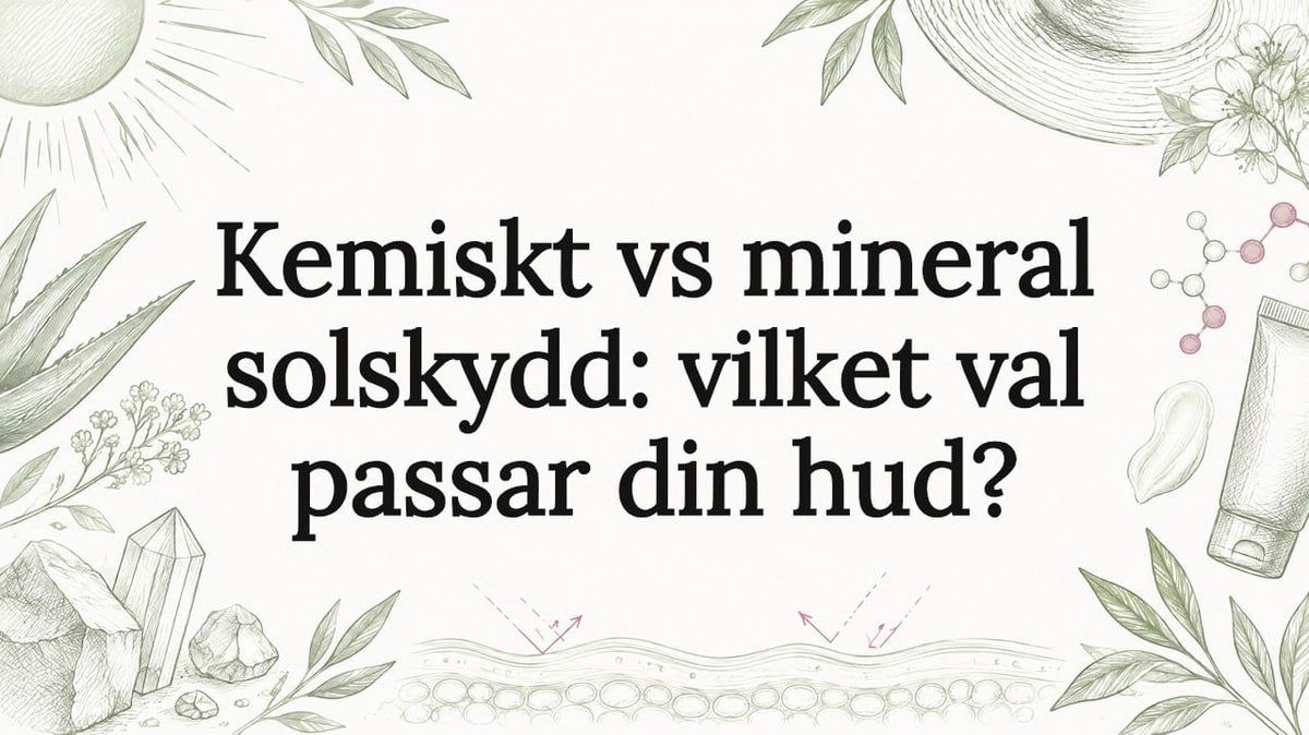 Titelkort om kemiskt och mineraliskt solskydd